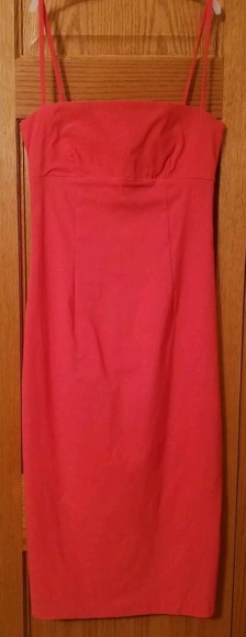 Cocktail Dress Coral SKY by David Park - Picture 1 of 3